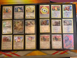 B6 POKEMON BINDER COLLECTION LOT VINTAGE HOLO RARE FOSSIL MUK V EX RADIANT BASE - Image 2