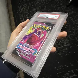 Pokemon Sword & Shield Fusion Strike Booster Pack Sealed Gengar Art PSA 9 - Image 4