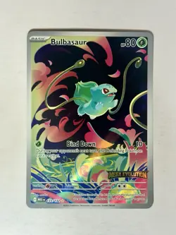 Bulbasaur (Mega Evolution Stamped) Illustration Rare 133/132 Promos Pokemon TCG - Image 1