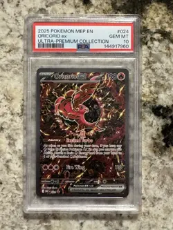 2025 POKEMON MEP EN-ME BLACK STAR PROMO #024 ORICORIO EX PSA 10 - Image 1