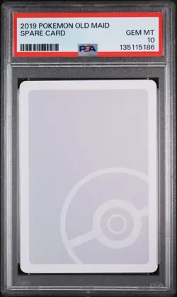 2019 POKEMON OLD MAID SPARE CARD PSA 10 - Image 1