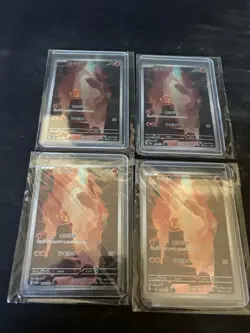 x4 Pokemon TCG Charmander AR 168/165 sv2a Japanese 151 NM/M x4 - Image 1