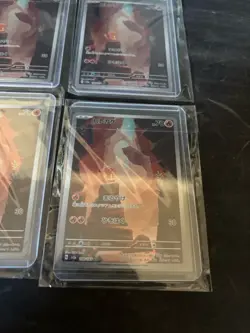 x4 Pokemon TCG Charmander AR 168/165 sv2a Japanese 151 NM/M x4 - Image 2