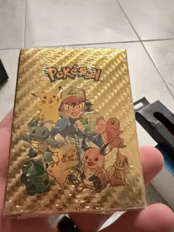 Sealed And Never Opened. Gold Foil Fan Art pokemon card foil gold pack 55 cards - Image 1