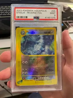 Pokemon - Steelix Reverse Foil 35/147 Aquapolis PSA 9 - Image 1