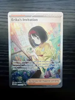 Pokemon TCG SV Scarlet & Violet 151 Erika's Invitation Card #203/165 - Image 1