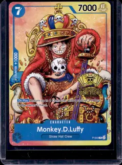 2024 One Piece 2nd Anniversary Tournament Participant Monkey D Luffy Promo P-043 - Image 1