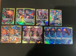 SEC Lot (13) One Piece TCG Mix of English and JP *See Description for Card List* - Image 1