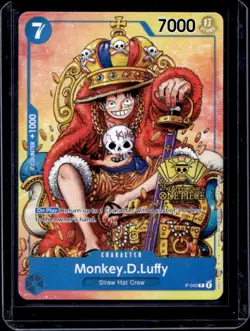 2024 One Piece 2nd Anniversary Tournament Participant Monkey D Luffy Promo P-043 - Image 1