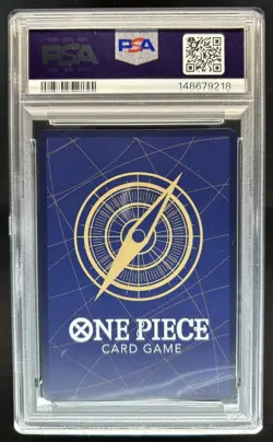 2025 One Piece Bandai Card Games Fest Monkey D Luffy #OP07-073 PSA 10 - Image 2