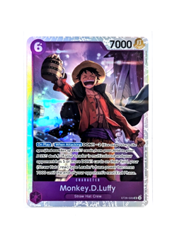 Monkey.D.Luffy ST26-005 SR Super Rare Foil Starter Deck 26 ST26 ONE PIECE NM/M - Image 1