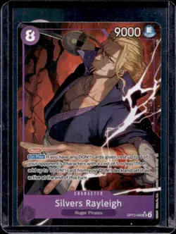 2025 One Piece Carrying On His Will Silvers Rayleigh Super Rare #OP13-066 - Image 1