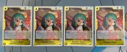 One Piece TCG - Kouzuki Hiyori Playset (x4) OP13-104 - Carrying on His Will ENG - Image 1