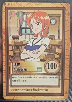 BANDAI One Piece Hyper Battle NAMI C10 FIRST STAGE 1ST EVER SET RC - Image 1