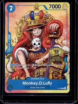 2024 One Piece 2nd Anniversary Tournament Participant Monkey D Luffy Promo P-043 - Image 1
