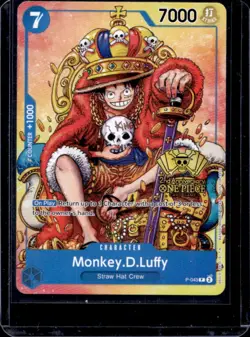 2024 One Piece 2nd Anniversary Tournament Participant Monkey D Luffy Promo P-043 - Image 1