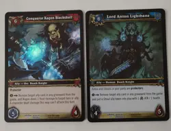 Conqueror Kagon & Lord Anton Lot - WOTLK Promo - World Of Warcraft WoW TCG LP - Image 1