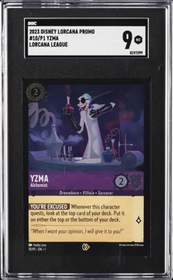 2023 DISNEY LORCANA PROMOS LORCANA LEGEND #10/P1 YZMA SGC 9 - Image 1