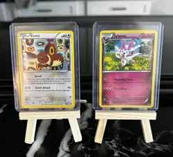 Pokemon TCG Eevee Evolutions BW Promo Holo Lot 9 Cards - Image 3