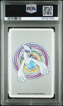 2000 POKEMON SILVER VERSION PLAYING CARDS 10 OF SPADES #243 RAIKOU PSA 9 - Image 2