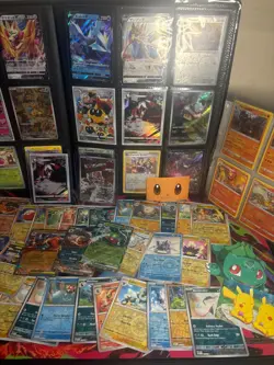 Pokemon Card Lot 150+ Multi Language + Holo/Foil +2 Top Loaders + Stickers - Image 2