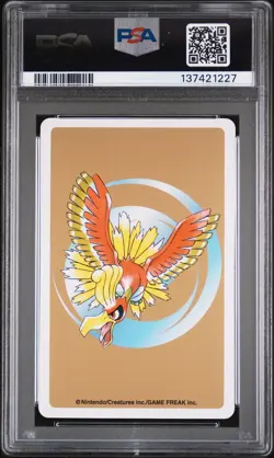 2000 POKEMON GOLD VERSION PLAYING CARDS 6 OF DIAMONDS #128 TAUROS PSA 10 - Image 2