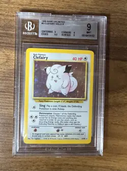 ✨ Clefairy 5/102 Holo Pokemon Card - 1999 Base Set, BGS 9 - Image 4