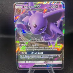 Espeon GX 61/149 sun and moon Base Set Holo pokemon card collection - Image 1