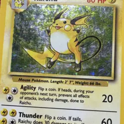 Pokemon TCG Raichu Holo Rare Card Base Set, 14/102 - Image 2