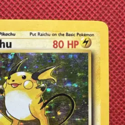 Pokemon TCG Raichu Holo Rare Card Base Set, 14/102 - Image 4