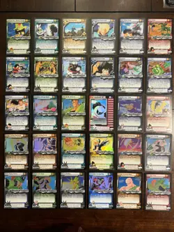 DBZ CCG CELL SAGA HOLO FOIL Rare Dragon Ball Z Score TCG Card LOT 2001 - Image 1