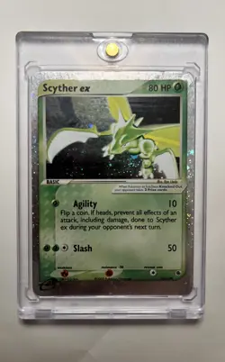 Scyther EX 102/109 w/ Holo Swirl 2003 Pokemon Card Ruby & Sapphire Rare TCG - Image 1