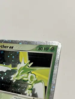 Scyther EX 102/109 w/ Holo Swirl 2003 Pokemon Card Ruby & Sapphire Rare TCG - Image 3
