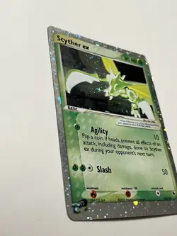 Scyther EX 102/109 w/ Holo Swirl 2003 Pokemon Card Ruby & Sapphire Rare TCG - Image 4