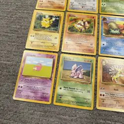 Vintage 1999 Pokemon Cards Lot 25 Base Jungle Fossil LP/NM No Duplicates WOTC #A - Image 3