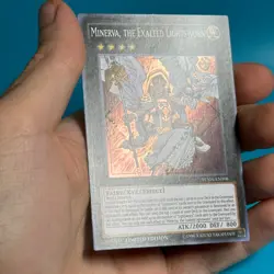 Yugioh Minerva The Exalted Lightsworn YCSW-EN008 Super Rare Prize Card NM - Image 4