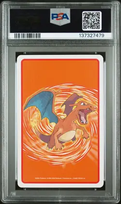 2004 POKEMON FIRERED VERSION PLAYING CARDS 5 OF SPADES DRAGONAIR PSA 10 - Image 2
