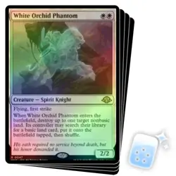 FOIL WHITE ORCHID PHANTOM X4 Modern Horizons 3 Magic MTG MINT CARD - Image 1