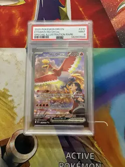 Pokemon Card PSA 9 Mint Ethan's Ho-Oh ex 230/182 Sv10: Destined Rivals One Owner - Image 1
