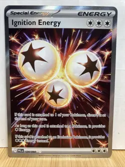 Pokemon Phantasmal Flames Ignition Energy Full Art Ultra Rare Foil Card 124/94 - Image 1