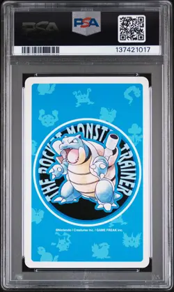 1998 POKEMON BLUE VERSION PLAYING CARDS 6 OF CLUBS #040 WIGGLYTUFF PSA 10 - Image 2