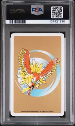 2000 POKEMON GOLD VERSION PLAYING CARDS 9 OF DIAMONDS #035 CLEFABLE PSA 10 - Image 2