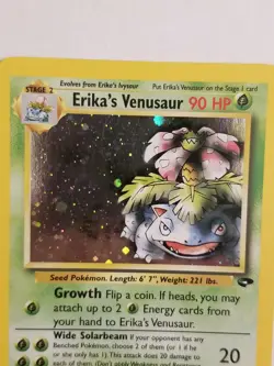 ERIKA'S VENUSAUR 4/132 Holo Rare Gym Challenge Pokemon Card Light Play - Image 2