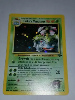 ERIKA'S VENUSAUR 4/132 Holo Rare Gym Challenge Pokemon Card Light Play - Image 4