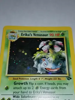 ERIKA'S VENUSAUR 4/132 Holo Rare Gym Challenge Pokemon Card Light Play - Image 5