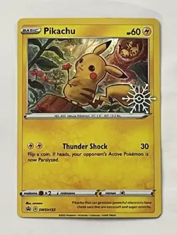 Pikachu - (Holiday Calendar) SWSH153 SWSH: Sword & Shield Promo Cards Holo - Image 1