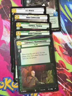 Count Dooku Star Wars Unlimited Card Deck Lot Custom Playable - Image 5