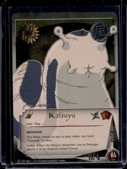 2002 Naruto Shonen's Jump Card Game Katsuyu Rare Foil #222 - Image 1