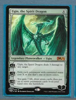 26 Ugin, The Spirit Dragon Foil Core 21 (M21) #001 Near Mint Never Played MTG - Image 1