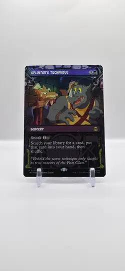 Splinter's Technique (Showcase) R - (MTG) Teenage Mutant Ninja Turtles - Image 1